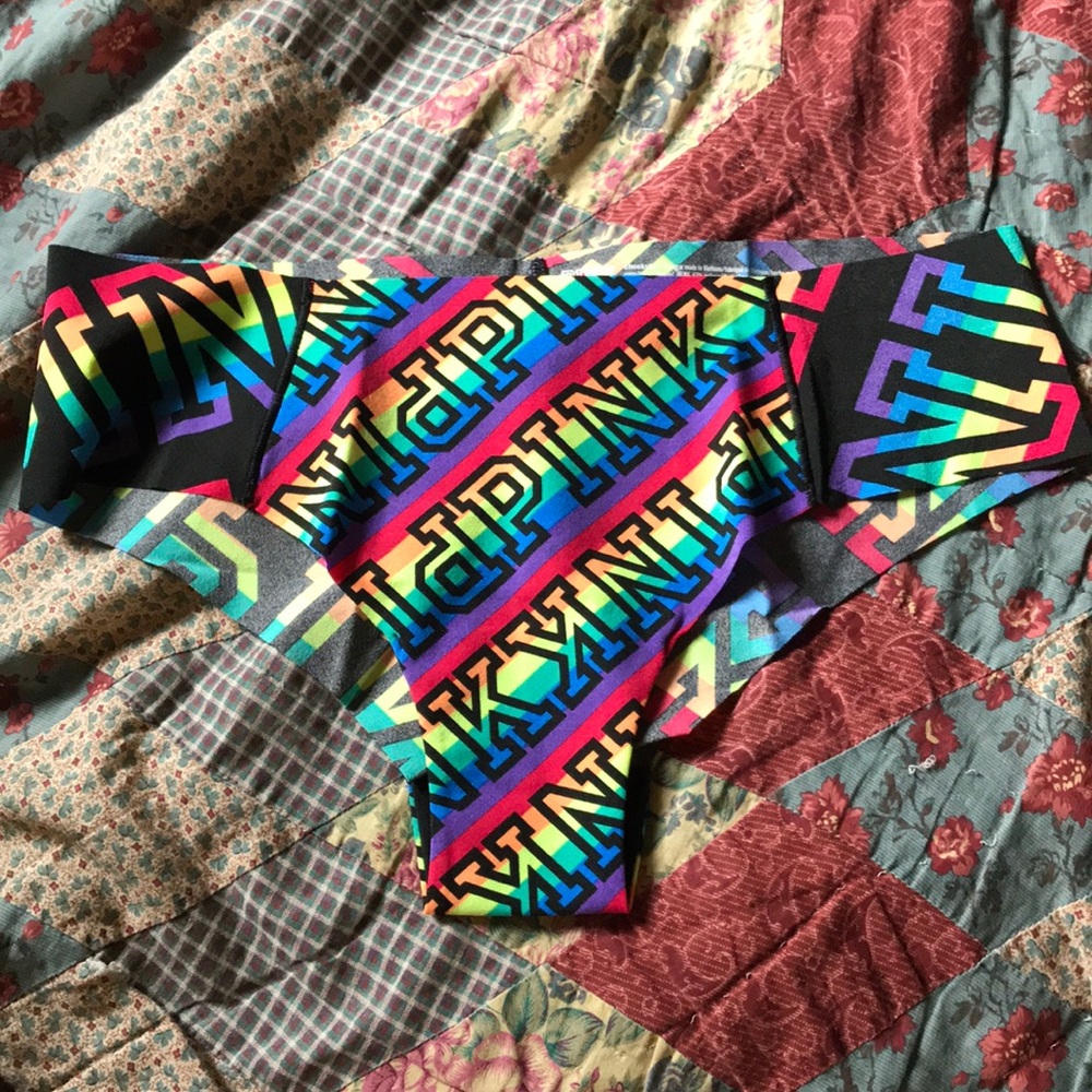 Pink Victoria secret seamless panty